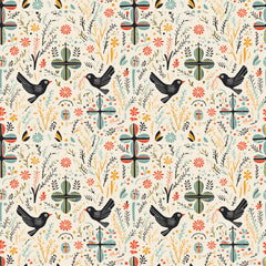 Premium Christian Wrapping Paper (3 Pcs) - Symbols Printed of Cross and Dove Birds Gift Wrapping Paper - Religious Gift Wrap Paper for Baptism First Holy Communion Nativity and Other Occasions