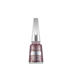 Flormar Glitter Semi-Transparent Nail Polish GL39 Red In Silver - Long Lasting