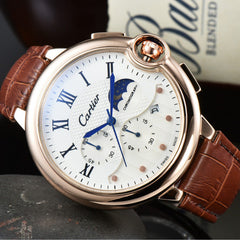New Mens Business Watch With A Rubber Strap