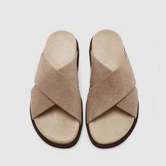 Mens Breathable Thick-soled Beach Flip-flops