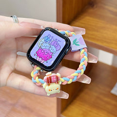 Creative Knitted Cartoon Hair Tie Watch Strap