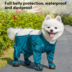 Combinaison ventrale pour animal avec sac à couches et pantalon anti-poussière
