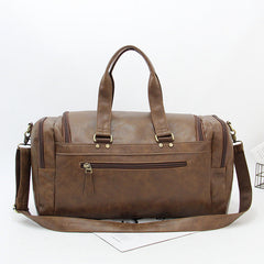 Mens Large-Capacity Vintage Duffel Gym Bag