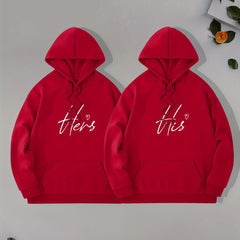 Stylischer lässiger locker sitzender Unisex-Hoodie für Paare
