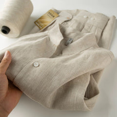 Mens Loose-fit Trendy Versatile Solid-color Casual Shirt