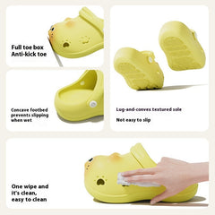 Children's Closed Toe Home Outdoor Slippers