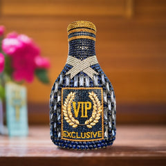 Champagne Bottle Diamond Hand Holding Dinner Bag