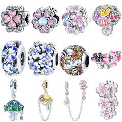 Romantic And Elegant Flower Beaded Bracelet