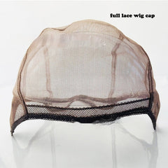 Hand-crocheted Wig Cap With Mesh Base