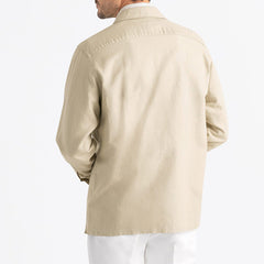Casual And Minimalist Mens Lapel Jacket