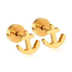 European And American Bow-knot Screw-back Stud Earrings