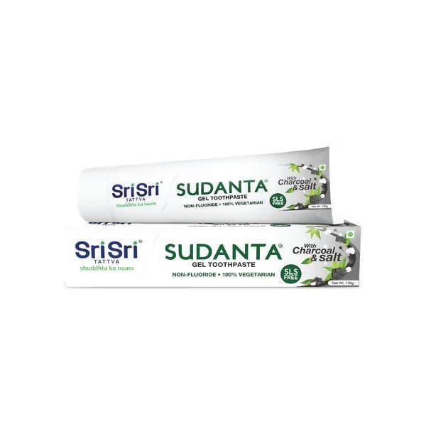 Sri Sri Tattva dentifrice en gel Sudanta au charbon et au sel