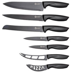 7-Piece Set: Chef Knife, Bread, Carving, Utility, Pairing, Cheese, Pizza