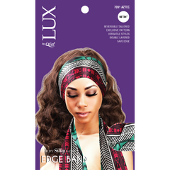 Lux by Qfitt Pattern Luxury Silky Satin Edge Band