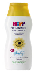 Protector solar SPF 30 Hipp Babysanft - Protección suave | 200 ml