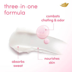 Dove Whole Body Deo Aluminum Free Anti-Chafe Deodorant Stick for Women Berry Blush 2.4 oz