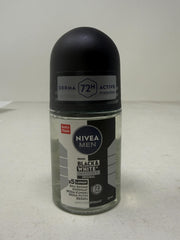 Desodorante roll-on invisible para hombre Nivea - Protección Blanco y Negro | 1.69 fl oz