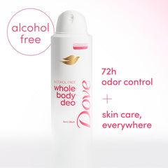 Dove Whole Body Deo Alcohol Free Deodorant Spray for Women Berry Blush 4 oz
