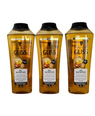 Gliss Split Hair Miracle Shampoo 400ml - Repairing Formula for Damaged Hair, Split Ends, and Nourishment