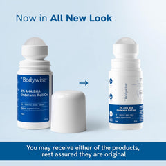 BeBodywise Roll-on pour les aisselles à 4 % d’AHA et de BHA - Flora