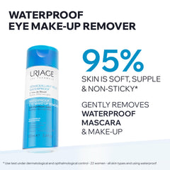 Uriage Waterproof Eye Makeup Remover - Gentle, Effective & Fragrance-Free Solution for Sensitive Eyes