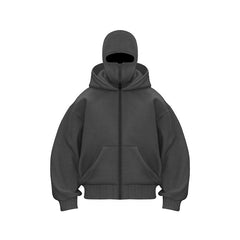 Sweat à capuche à double fermeture éclair pour hommes et femmes