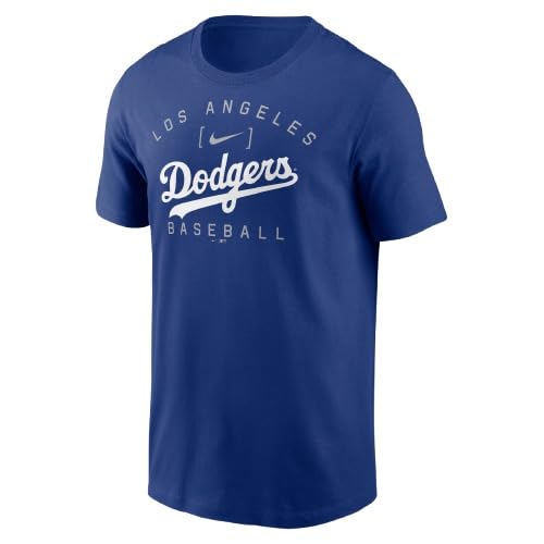 Large blue soft cotton mens Los Angeles Dodgers Nike t-shirt
