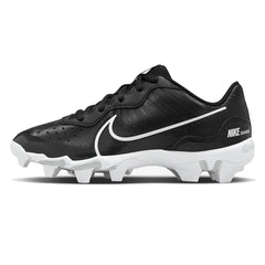 Nike Alpha Huarache 4 Keystone Boys Rubber Baseball Cleats SZ 5.5 Black | White
