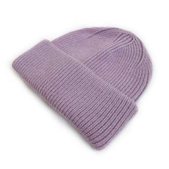 Gorro de lana japonés de estilo exclusivo, sencillo, de color liso, unisex