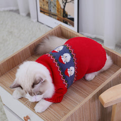 Vêtements pour chiot et chat, pull de Noël