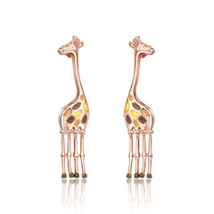 White Copper Electroplated With Thick Silver Personalized Earrings