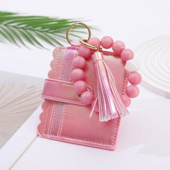 European And American Colorful Laser Gradient Card Holder