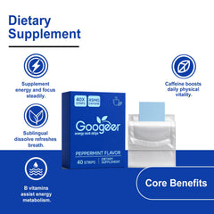 GOOGEER Mint Fresh Oral Dissolving Tablet Energy And Focus