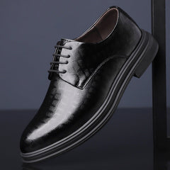 New Mens Pointed-toe Business Leather Shoes