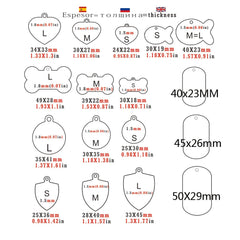 Personalized Dog ID Tag Stainless Steel Pet ID Tag
