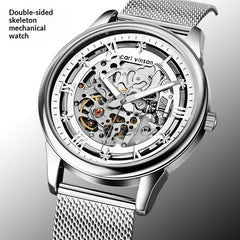 Fully Automatic Hollowed-Out Mens Mechanical Watch