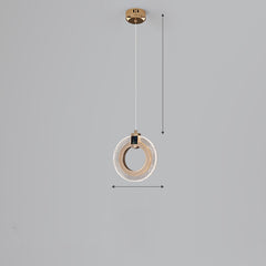 Light Luxury Postmodern Extremely Simple Head Small Chandelier