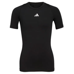 adidas Boys Moisture Wicking Techfit Compression Shirt Short Sleeve