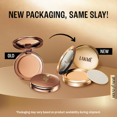 Lakme 9 To 5 Powerplay Matte Compact - Apricot