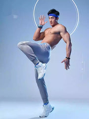 MoLiFang Trendy Brand Mens Fleece-lined, Thickened Sweatpants