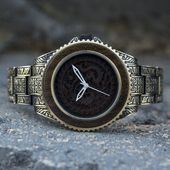 Wooden Watch Quartz Decoration
