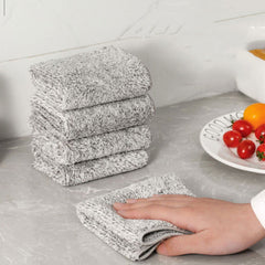 Kitchen To Oil Thickening Water Absorption Does Not Drop Bamboo Charcoal Fine Fiber Dish Towel