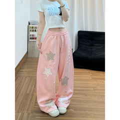 Girls Dopaminestyle Koreaninspired Wideleg Pants For Older Season