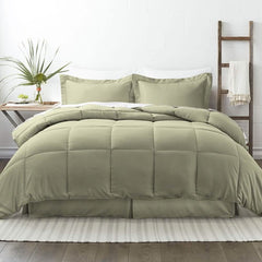 8-Piece: Bed in a Box Hypoallergenic Double Brushed Deep Pocket Set