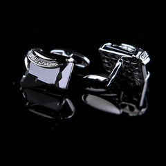 Angel Zircon Glass Crystal Cufflinks Cufflink