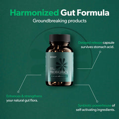 BIOMA Probiotics Digestive Health Gut Support for Men & Women 60 Capsules