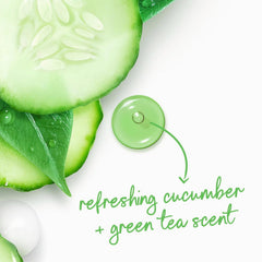 Dove Body Wash with Pump 3 Count Refresh Cucumber and Green Tea for 24hr Lotion-Soft Skin Moisturizing Skin Cleanser with No Sulfates No Parabens