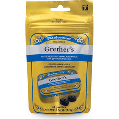 Pastillas de grosella negra sin azúcar de Grether’s, 3.7 oz