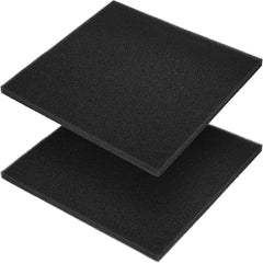 Aquarium Filter Sponge Pad, Filter Media Foam Sponges, Filter Accessories for Fish Tanks and Ponds (18.5"x18.5"x0.8", 35PPI, 2 Pack)