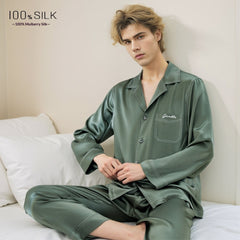 Pyjama en soie épaisse pour homme Mumi